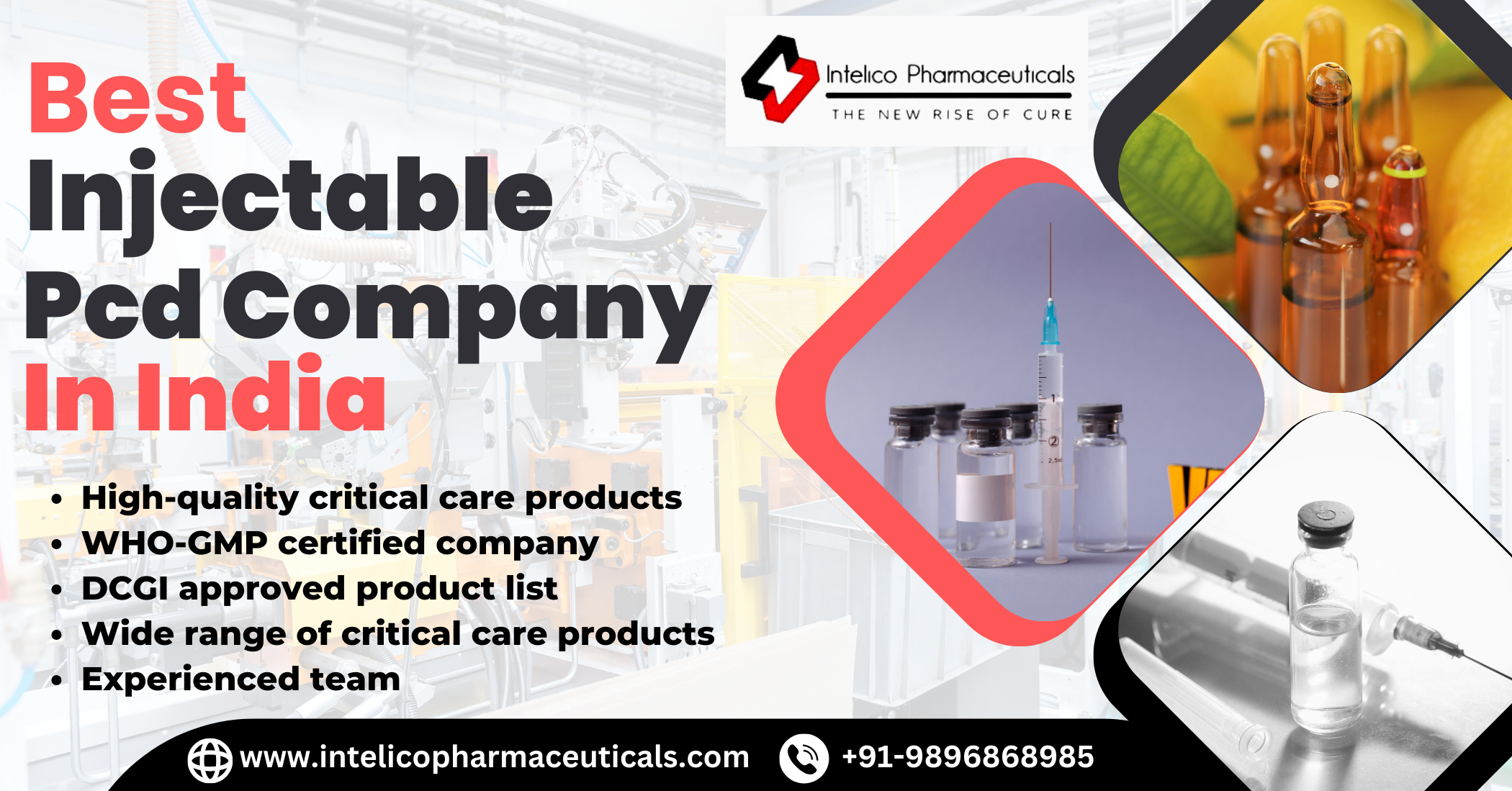 Injecting Excellence: How Intelico Pharma Became the Crown Jewel of Injectable PCD Companies in India!