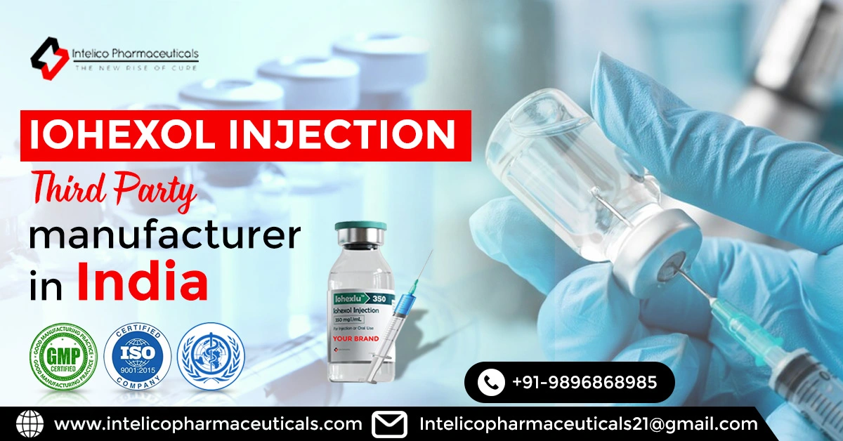 Give the name of the well-established and famous iohexol injection third party manufacturers in India.