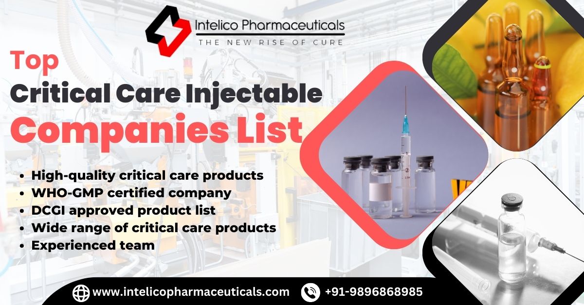 Top Critical Care Injectable PCD Companies List